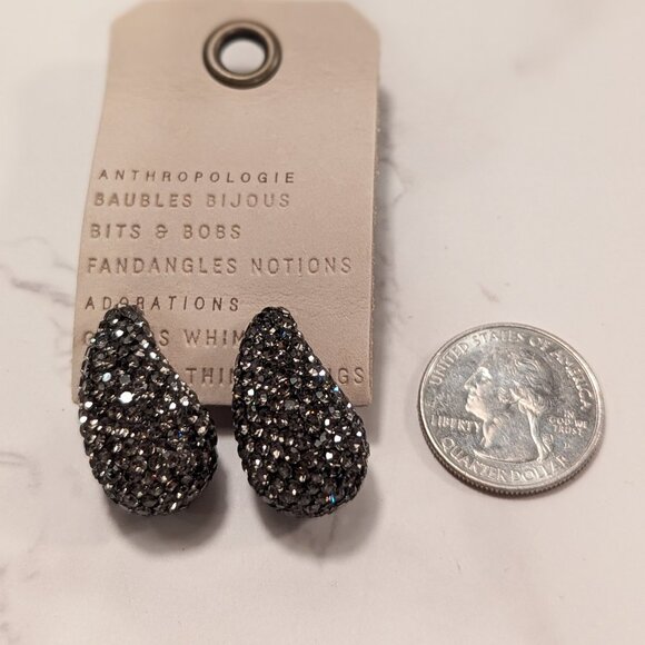 Anthropologie The Petra Drop Earrings: Pavé Edition - Picture 3 of 6